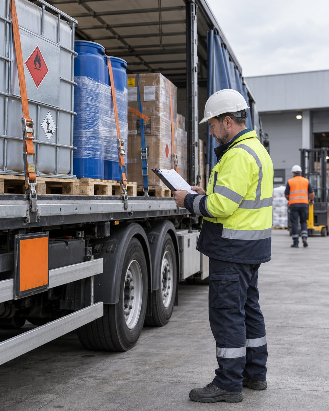 ADR cargo inspection before transport